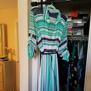 Tall green Maxi dress